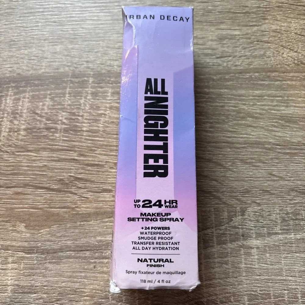 Urban Decay All Nighter Setting Spray 4 fl oz Waterproof Transfer Resistant
